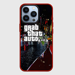 Чехол для iPhone 13 Pro Grand Theft Auto V, цвет: 3D-красный