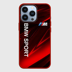 Чехол для iPhone 13 Pro BMW БМВ Z, цвет: 3D-красный