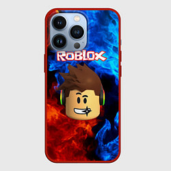 Чехол для iPhone 13 Pro ROBLOX, цвет: 3D-красный