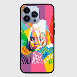 Чехол для iPhone 13 Pro BILLIE EILISH, цвет: 3D-черный