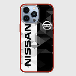 Чехол для iPhone 13 Pro NISSAN, цвет: 3D-красный