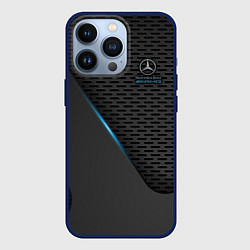 Чехол для iPhone 13 Pro Mercedes-AMG, цвет: 3D-тёмно-синий