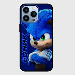 Чехол для iPhone 13 Pro SONIC, цвет: 3D-черный