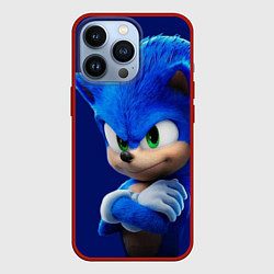 Чехол для iPhone 13 Pro SONIC, цвет: 3D-красный