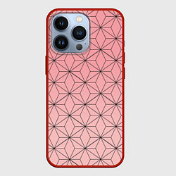 Чехол для iPhone 13 Pro NEZUKO KAMADO, цвет: 3D-красный