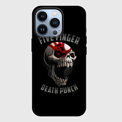 Чехол для iPhone 13 Pro Five Finger Death Punch, цвет: 3D-черный