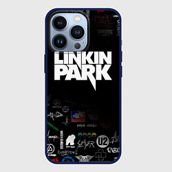 Чехол для iPhone 13 Pro LINKIN PARK, цвет: 3D-тёмно-синий