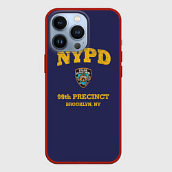 Чехол для iPhone 13 Pro Бруклин 9-9 департамент NYPD, цвет: 3D-красный