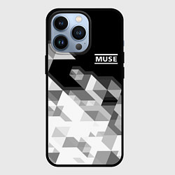 Чехол для iPhone 13 Pro Muse, цвет: 3D-черный