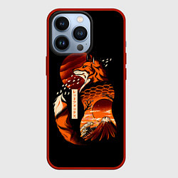 Чехол для iPhone 13 Pro JAPAN FOX, цвет: 3D-красный