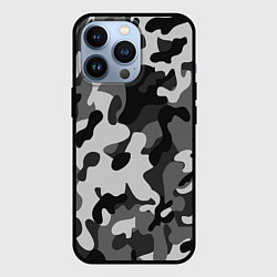 Чехол для iPhone 13 Pro ГОРОДСКОЙ КАМУФЛЯЖ, цвет: 3D-черный