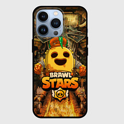 Чехол iPhone 13 Pro Brawl Stars Robot Spike