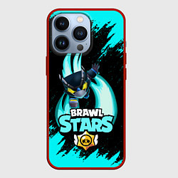 Чехол для iPhone 13 Pro Brawl stars mecha crow, цвет: 3D-красный