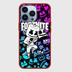 Чехол для iPhone 13 Pro FORTNITE x MARSHMELLO, цвет: 3D-красный