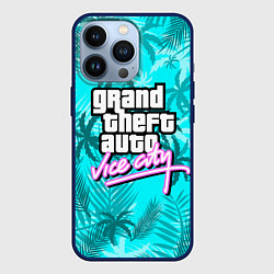 Чехол для iPhone 13 Pro GTA VICE CITY, цвет: 3D-тёмно-синий