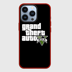 Чехол для iPhone 13 Pro GTA 5, цвет: 3D-красный