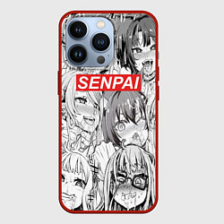 Чехол для iPhone 13 Pro SENPAI, цвет: 3D-красный