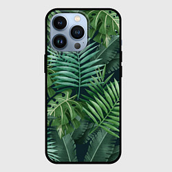 Чехол для iPhone 13 Pro Тропики, цвет: 3D-черный