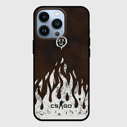 Чехол для iPhone 13 Pro Cs:go - Оксидное пламя, цвет: 3D-черный