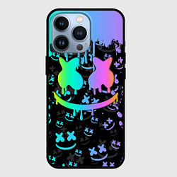 Чехол для iPhone 13 Pro MARSHMELLO, цвет: 3D-черный