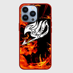 Чехол для iPhone 13 Pro FAIRY TAIL ХВОСТ ФЕИ, цвет: 3D-красный