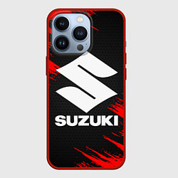 Чехол для iPhone 13 Pro SUZUKI, цвет: 3D-красный