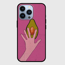 Чехол для iPhone 13 Pro Avocado, цвет: 3D-черный