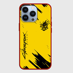 Чехол для iPhone 13 Pro CYBERPUNK 2077, цвет: 3D-красный