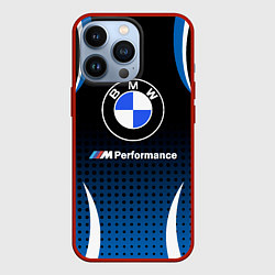 Чехол для iPhone 13 Pro BMW, цвет: 3D-красный