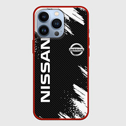 Чехол для iPhone 13 Pro NISSAN, цвет: 3D-красный