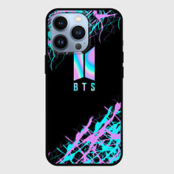 Чехол для iPhone 13 Pro BTS, цвет: 3D-черный