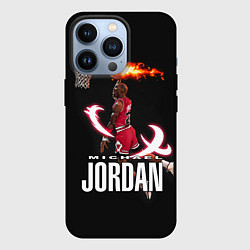 Чехол для iPhone 13 Pro MICHAEL JORDAN, цвет: 3D-черный