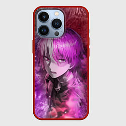 Чехол для iPhone 13 Pro Шото Тодороки, цвет: 3D-красный
