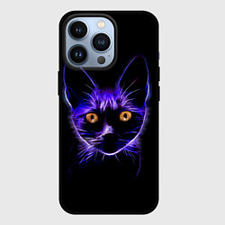 Чехол для iPhone 13 Pro Дикая кошка, цвет: 3D-черный