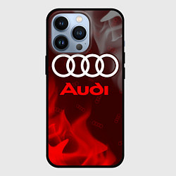 Чехол для iPhone 13 Pro AUDI АУДИ, цвет: 3D-черный
