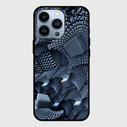 Чехол для iPhone 13 Pro Геометрия, цвет: 3D-черный