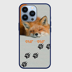 Чехол для iPhone 13 Pro Фыр-Фыр, цвет: 3D-тёмно-синий
