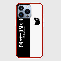 Чехол для iPhone 13 Pro Death Note, цвет: 3D-красный