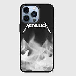 Чехол для iPhone 13 Pro METALLICA МЕТАЛЛИКА, цвет: 3D-черный