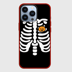 Чехол для iPhone 13 Pro Halloween, цвет: 3D-красный