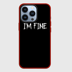 Чехол для iPhone 13 Pro Im Fine, цвет: 3D-красный