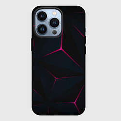 Чехол для iPhone 13 Pro Тетраэдр, цвет: 3D-черный