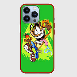 Чехол для iPhone 13 Pro CRASH BANDICOOT, цвет: 3D-красный