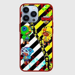 Чехол для iPhone 13 Pro Brawl STARS OFF-WHITE, цвет: 3D-красный