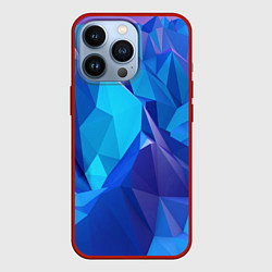 Чехол для iPhone 13 Pro NEON CRYSTALLS, цвет: 3D-красный