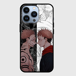 Чехол для iPhone 13 Pro Jujutsu Kaisen Сукуна х Юдзи, цвет: 3D-черный