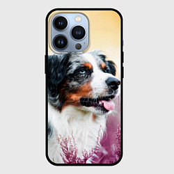 Чехол для iPhone 13 Pro Австралийская Овчарка, цвет: 3D-черный