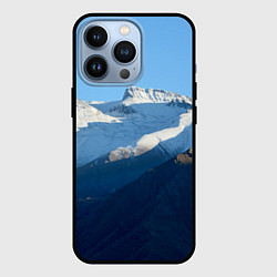 Чехол для iPhone 13 Pro Снежные горы, цвет: 3D-черный