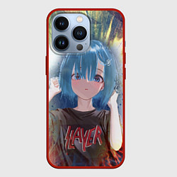 Чехол для iPhone 13 Pro Rem Slayer, цвет: 3D-красный