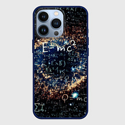 Чехол для iPhone 13 Pro Формула Вселенной, цвет: 3D-тёмно-синий